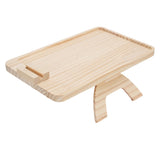 Wooden Sofa Tray with Phone Tablet Holder Couch Arm Dining Tray for Breakfast Snack Dessert V1294-YM0901-3117250054911