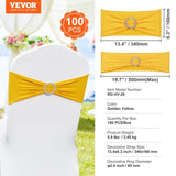 Stretch Spandex Sashes, Slipcover and Stretch Sash with Round Buckle, Elastic V952-YTZSDJS100PCAUCQ3V0