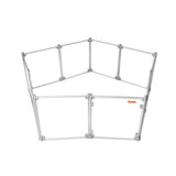 Pawz Pet Playpen Transparent Acrylic Clear Folding Dog Fence Kennel 10 Panel PT1229-10PC