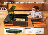 Laser Engraver, 20W, Laser Engraving and Cutting Machine with Enclosure Camera, Laser Cutter, 36000 V952-FBSJGDKJ20W52ONY0001V3