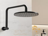 9'' Rain Shower Head Overhead High-pressure Swivel Black SHOWER-A3-RO-9-BK