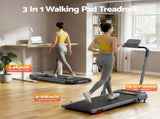 Everfit Treadmill Electric Walking Pad with Incline Foldable for Home Gym Grey TMILL-400H-INC-GR