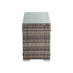 Grey Wicker End Table V264-OTF-530S-LGR-1