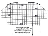 Samland Universal Pet Barrier Fence for Car Van 4WD Vehicles Duty Wire Mesh Car Guard V1060-21651