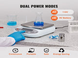 Analytical Balance Lab Scale 3000g x 0.01g 13 Units Conversion Electronic V952-SYSCHTP001G3Y8XORV3