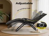 Gardeon Sun Lounge Lounger Folding Camping Zero Gravity Chair Outdoor Furniture FF-LOUNGE-DS-ABK