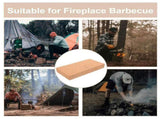 Fireproof High Temperature Fire Brick in Light Brown Clay for Wood Burners, Kilns, and Applications V1369-AZ3-W-14268