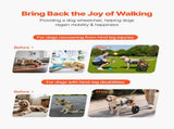 Dog Wheelchair for Back Legs, Lightweight 2 Wheels Pet Wheelchair, Height, Width & Length V952-CWLYLLSDHLLLEG3Z4001V0