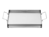 Stainless Steel Griddle, 17x13 inch Universal Flat Top Rectangular Plate, Gas Grill Griddle for BBQ V952-SCJPBXG1713IYPLMKV0