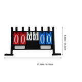 PVC Scoreboard Flipper, Multifunctional Design, Clear Display, Weatherproof Material V1366-AZ2-W-18794