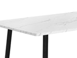 Levede Steel Dining Table 4-6 Seater 150cm CH1119-WH