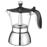 4 Cup Espresso Maker - Coffee Percolator Machine Premium Italian Espresso Coffee Maker V1370-AZ4-07826