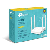 TP-Link Archer C24 AC750 Dual-Band Wi-Fi Router 2.4GHz 300Mbps 5GHz 433Mbps 4xLAN 1xWAN 4xAntennas, V1202-V2-NWTL-ARCHERC24