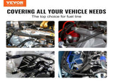 10AN Fuel Line Kit, 3.05 m Fuel Hose Kit, 1.4 cm Nylon Stainless Steel Braided Fuel Line V952-QCYYRYRG7G200XFFSV0