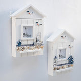 Wood Keys Box Wall Mounted Sundries Holders Practical Convenient Key Holder Storage Box Cabinet V1294-YM0718-10074786