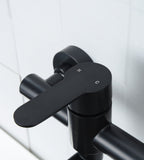 Bath faucet - Kitchen faucet - Washbasin faucet - Stainless steel - Black - 26*11 cm - Wall V1188-NK-BOL-377