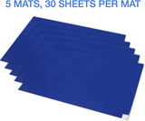 150 Sheets 24" x 36" Adhesive Mats - Sticky Mat for Laboratories, Homes, Construction Sites, and V1258-DP02-C-902