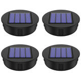 Solar Light Replacement Top Parts 4 Pack, 3.15 Inch LED Warm White Waterproof Kit for Hanging V1189-LC-RY-00026