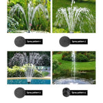 Gardeon Solar Pond Pump Submersible Water Fountain with Battery Kit LED Lights 4.3FT FOUNT-POND-B-LI-DX50