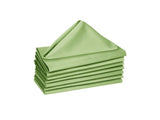 Hoydu Set of 8 Cotton OR Poly Cotton Napkins Apple Green V442-GNA-MISC-SETOF8NAPKINS-APPLEGREEN-SQ