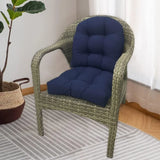 2 Pack Outdoor Chair Seat Cushions, Waterproof Thick Tufted U Shaped Patio Furniture Cushions, V1189-LC-RY-00020
