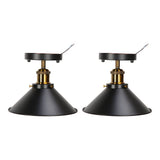 E27 Ceiling Light Industrial Black Wrought Iron Ceiling Lamp for Farm Kitchen Corridor 85240V V1294-YM0523-3119220032911