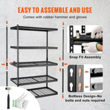 VEVOR Storage Shelving Unit Garage Storage Rack 5-Tier Adjustable 907.2 kg Load V952-XLZLKHJCL24DXPVPAV0
