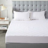 Soho Collection Quilted Microfibre Fitted Mattress Protector 38cm Wall King V442-MFL-MATTRESSP-SOHOMICROFIBRE-WHITE-KI