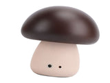 Small Wood Mushroom Lamp Night Light Cordless Bedside Touch Lamp USB Rechargeable 450mAh Battery Eye V1294-YM0901-3119240147011