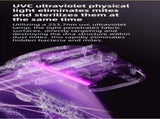 Purple Cordless Handheld UV Mite Remover - Bed Vacuum with 11KPA Powerful Suction & 8000 Times/Min V888-ELOSUNG45257