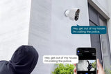 Security Cameras Wireless Outdoor Home Indoor Camera with Color Night Vision Motion Detection -White V1263-JX-6284-2