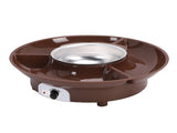 Electric Chocolate Melting Pot Fondue Fountain Machine Stainless Steel Food Divider Party Supplies V1294-YM0901-3118250187211