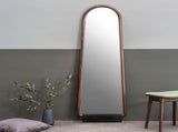 Anti-Skid Wooden Mirror Base, Black, for Artwork and Full Length Mirrors, Durable Design V1192-AZ-W-25667