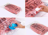 Side Pull Hanging Vacuum Compression Bag Clothes Hook Hanging Clothes Storage and Finishing Bag V1294-YM0901-190218XM0730