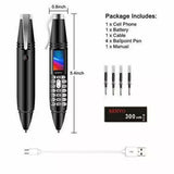 New Mini Cell Phone Pen Bluetooth Dialer 0.96" Mobile Phone 2G GSM Cellphone V1189-LWWAL-20260327-03332