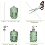 12Pcs Soap Dispenser Pump Replacement Stainless Steel Lotion Dispenser Pump for Regular 28/400 Neck V1366-AZ2-W-16169
