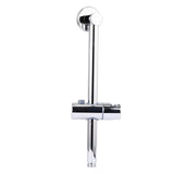 Shower Bar with Angle Height Adjustable Handheld Showerhead Holder Metal Wall Mounted Shower V1294-YM0901-3112250045611