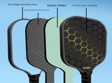Green Pickleball Paddle Set - Premium Fiberglass Surface - Lightweight Honeycomb Core, Cushioned V888-ELOSUNG48953