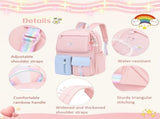 Kids Backpack for Girls School Bag for Elementary School Large Lightweight Girls Backpack, V1192-AZ-W-14538