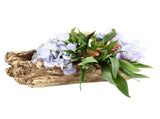 Artificial Driftwood Succulent Planter Faux Wood Resin Succulent Planter for Windowsill Desktop V1294-YM0710-3111230268411