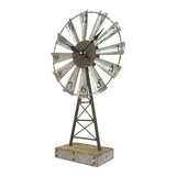 Windmill Table Clock 25x41cm V637-11729CLK