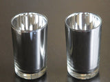 40 Bulk Pack Silver Mercury Glass Votive Candle Holders Set For Wedding, Bridal And Baby Shower, V382-SILX40