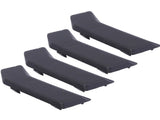 4 Pieces Left Side Running Board Step Pad Grip Cover for Ford F150 2015-2022, Replaces FL3Z16491DA, V1189-LC-QP-00791