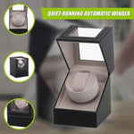 Automatic Watch Winder Display Box Case Motor Rotation Storage PU Leather V63-827061