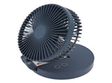 Desktop Folding Fan 3 Speeds USB Rechargeable Punch Free Electric Desktop Oscillating Fan for Home V1294-YM0523-3113220062112