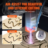 Laser Engraver, 10W Output Laser Engraving Machine, 15.7" x 15.7" Large Working Area, 10000mm/min V952-KZXS10W4140CMBA57V3