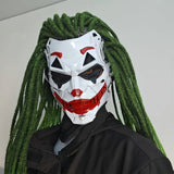 Cyberpunk Joker PVC Mask Anime Cosplay Prop for Halloween & Christmas Parties! V1232-WBMJ-WSJ-002
