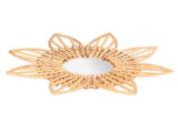 Rattan Innovative Art Decoration Makeup Mirror Retro Dressing Bathroom Wall Hanging MirrorFlower V1294-YM0715-3115210268612