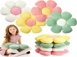 4 Pcs Flower Floor Pillows Cute Plush Flower Throw Pillows Daisy Floor Seat Cushion Chair Pads for V1258-DP02-WO-46