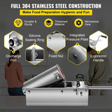 Manual Sausage Stuffer, 5 L / 11 LBS Horizontal Sausage Machine, Dual-Speed Meat Stuffer, Made of V952-GCJSDSPS5L0000001V0